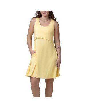 Kindred Bravely Penelope Crossover Nursing Dress - Yellow