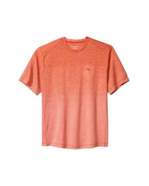 Tommy Bahama Oasis Fade Crewneck Recycled Polyester Jersey T-Shirt - Orange