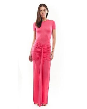 MOTHER OF ALL Viola T Shirt Dress - Pink