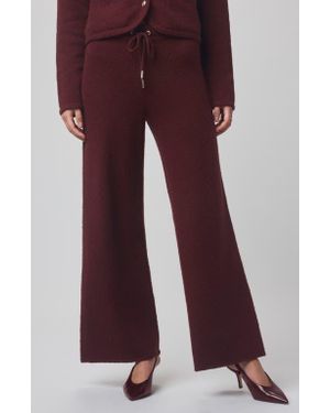 Splendid X @Cellajaneblog Bouclé Sweat Pants - Red