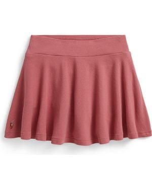 Polo Ralph Lauren Kids' Stretch Cotton Mesh Skort - Red