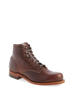 Wolverine '1000 Mile' Plain Toe Boot - Brown