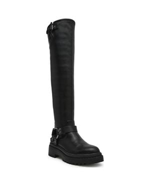 Steve Madden Eliza Over The Knee Platform Boot - Black