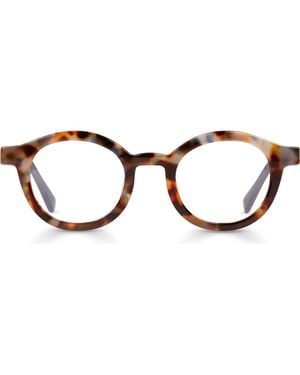 Eyebobs Tv Party 44Mm Round Reading Glasses - Brown