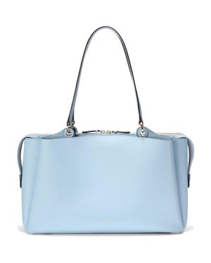Cole Haan Midtown Leather Work Tote - Blue