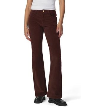 Joe's Jeans Inez High Waist Bootcut Corduroy Jeans - Red