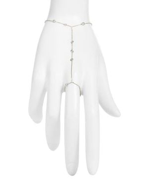 VIDAKUSH Raindrop Hand Chain - White