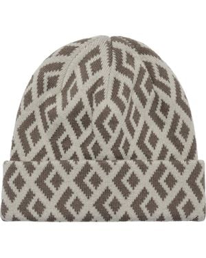 Black Diamond Repeat Beanie - Gray
