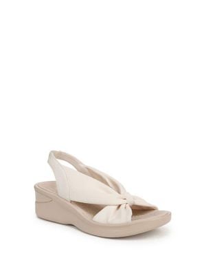 Bzees Serenade Slingback Wedge Sandal - Natural