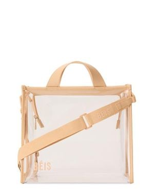 BEIS The Clear Stadium Tote - Pink