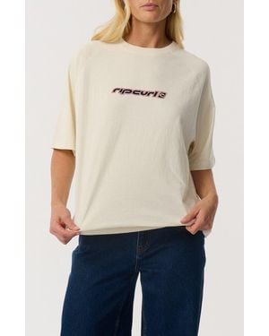 Rip Curl Sunset Beach Raglan T-Shirt - Blue