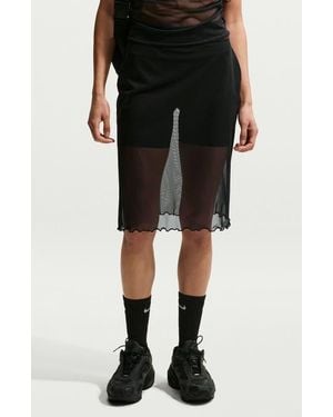 Nike Sportswear Slim Fit Sheer Skirt - Black