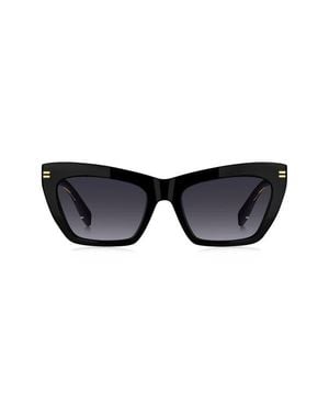 Marc Jacobs 54Mm Gradient Rectangular Sunglasses - Black