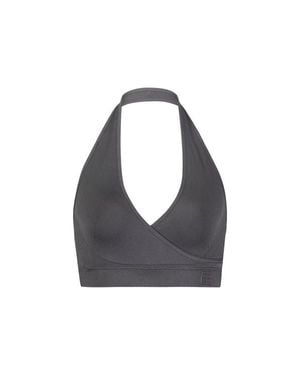 BRABAR Hug Backless Halter Bralette - Blue