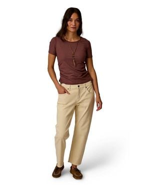 Carve Designs Austin Crop Jean - Natural