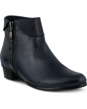 Spring Step Stockholm Foldover Cuff Bootie - Blue