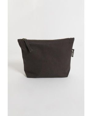Terra Thread Organic Cotton Makeup Bag - Black
