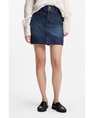 BOSS Denim Miniskirt - Blue