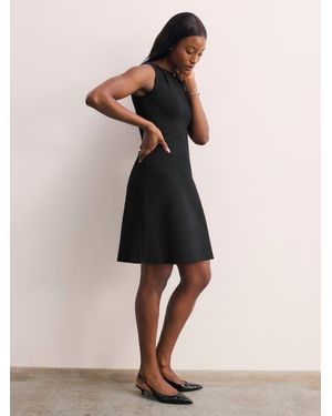 The Fold Parella Sculpt Knit Dress - Natural