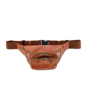 Trafalgar Caelen Leather Adjustable Waist Pack Sling Bag - Brown