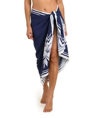La Blanca Mariner Cover-Up Pareo - Blue