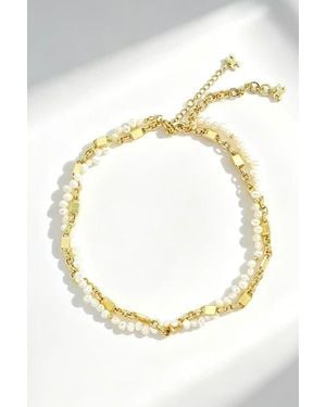 Classicharms Mia Freshwater Pearl Necklace Duo Set - Metallic