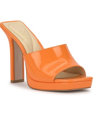 Jessica Simpson Azelica Platform Slide Sandal - Orange