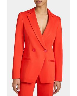 Santorelli Rowan Double Breasted Two-Button Jacket - Red