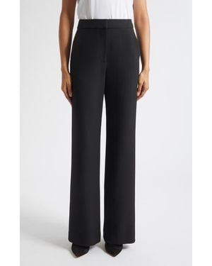 Veronica Beard Tonelli Straight Leg Pants - Black