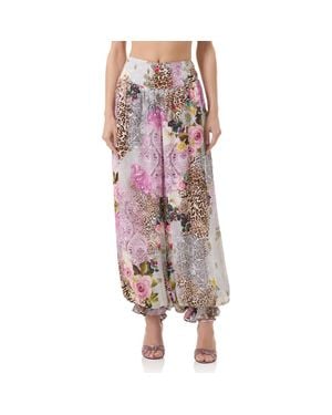 AFRM Vesper Patchwork Print Pants - Pink