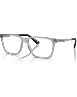 ARMANI EXCHANGE 55Mm Rectangle Optical Glasses - Metallic