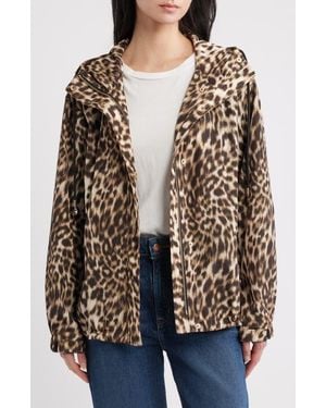Michael Kors Water Resistant Hooded Jacket - Black