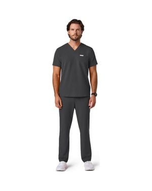 Jaanuu Ultralast Essential Performance 5-Pocket Scrub Set - Black