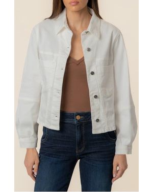 Kut From The Kloth Bailey Stretch Denim Jacket - White