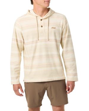 O'neill Sportswear Bavaro Blanket Stripe Hoodie - Natural