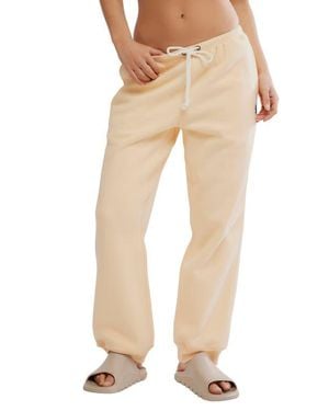 Free People Final Call Sweatpants - Natural