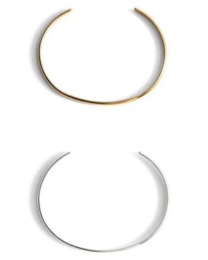 Mango Set Of 2 Cuff Bracelets - White