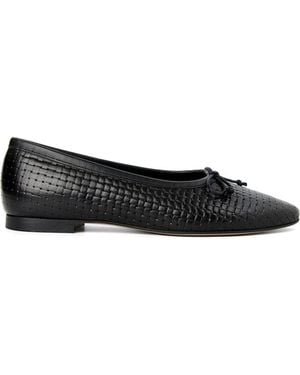 Menina Step Amelie Weave Ballet Flat - Black