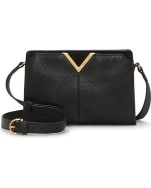 Vince Camuto Tasha Leather Crossbody Bag - Black