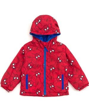 Marvel Spider- Zip-Up Hooded Jacket - Red