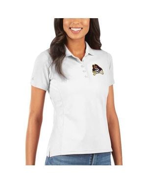 Antigua Ecu Pirates Legacy Pique Polo - White