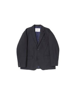 vowels Suit Jacket - Blue