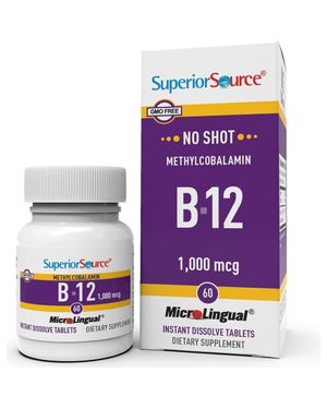 Superior Source Methylcobalamin B-12 Sublingual Dissolving Tablets - Purple