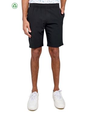 Con.struct Regular Fit Solid Recycled Performance Drawstring Golf Shorts - Blue