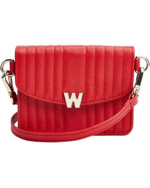 Wolf Mimi Mini Bag With Wristlet & Lanyard - Red