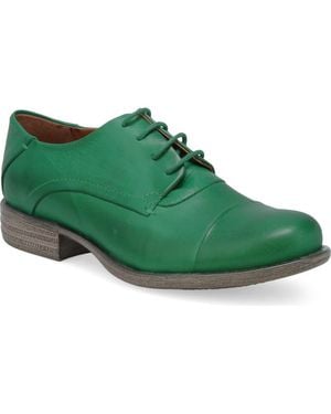 Miz Mooz Letty Oxford Flat - Green