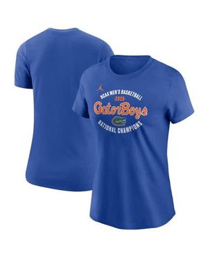 Nike Florida Gators 2025 Ncaa Basketball National Champions Gatorboys T-Shirt - Blue