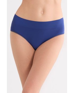 Wacoal Feeling Flexible High Cut Briefs - Blue