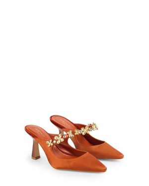 LK Bennett Ambrose Mary Jane Pointed Toe Mule - Natural