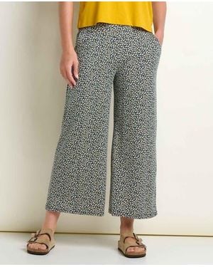 Toad & Co. Chaka Wide Leg Crop Pant - Gray